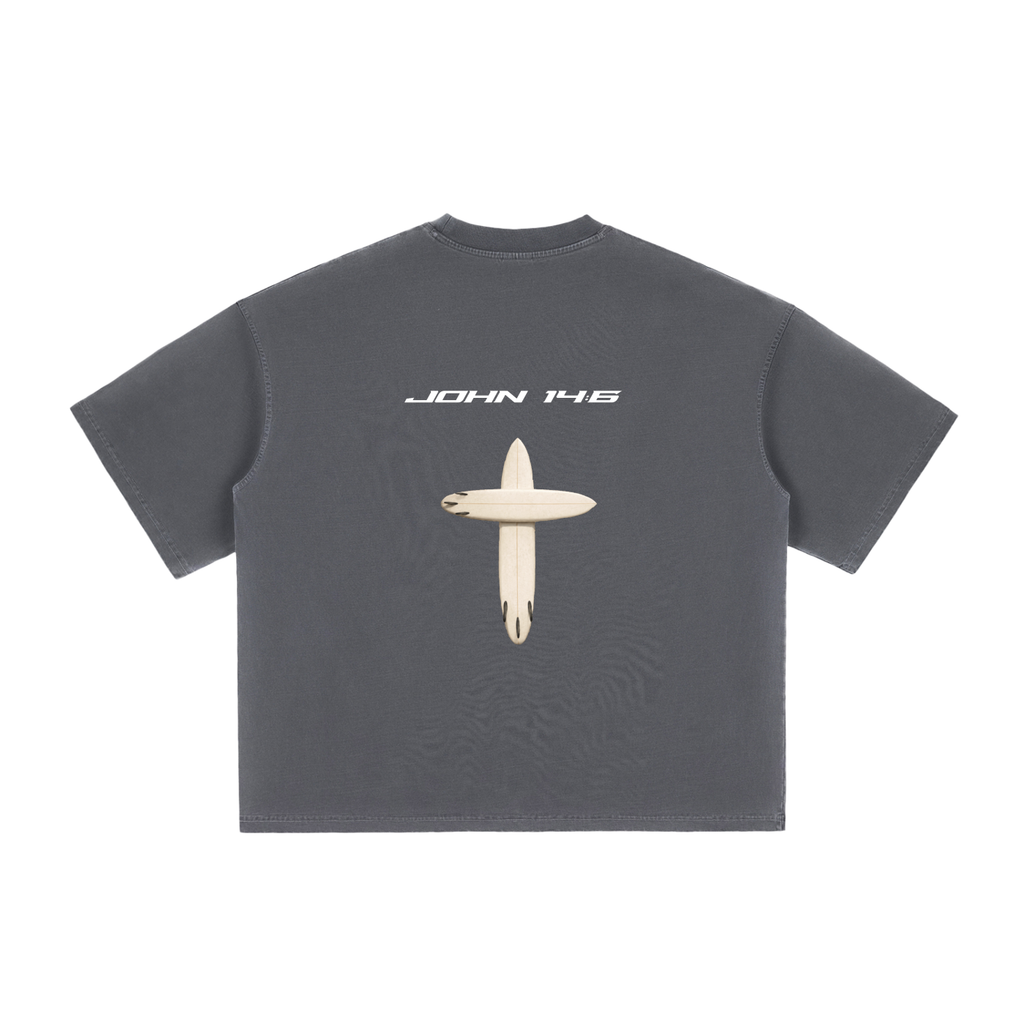Heavyweight Boxy SurfCross Tee