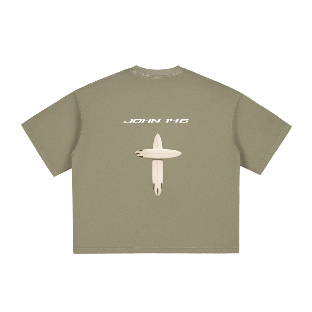 Heavyweight Boxy SurfCross Tee