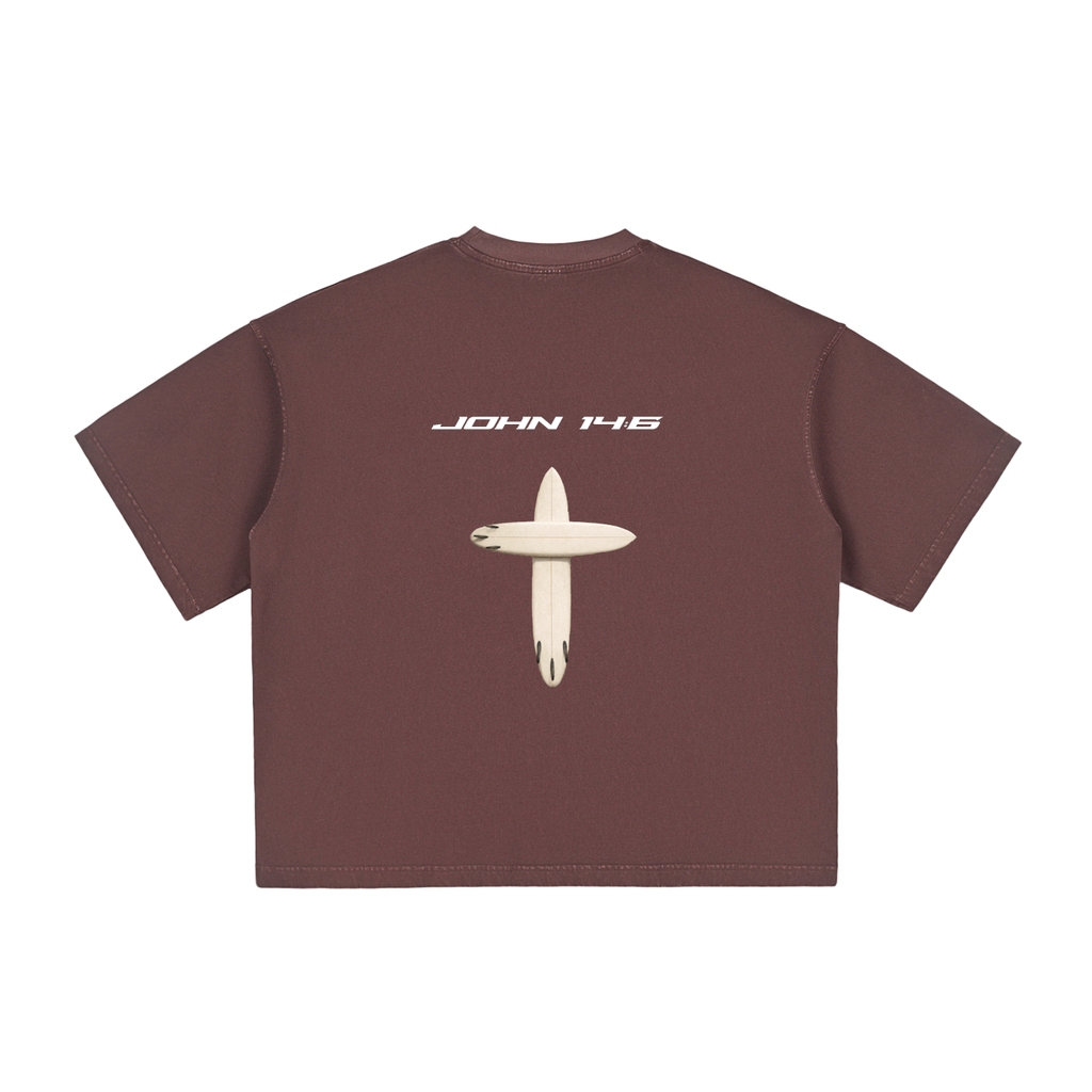Heavyweight Boxy SurfCross Tee